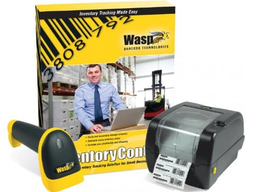 Wasp Inventory Control Standard Software with WWS550i Handheld Barcode Scanner and WPL305 Barcode Printer