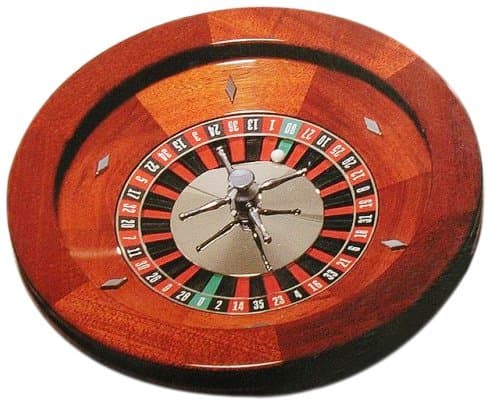 Trademark Poker 19-Inch Wood Roulette Wheel