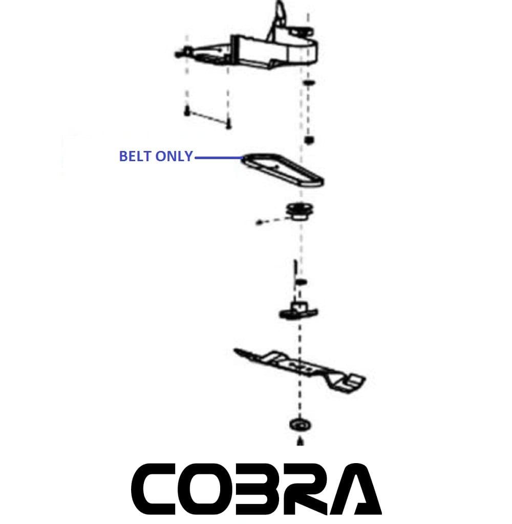 GENUINE COBRA PARTS Genuine Cobra Drive Belt GTRM43 Electric Lawn Mower 1413301 New Part