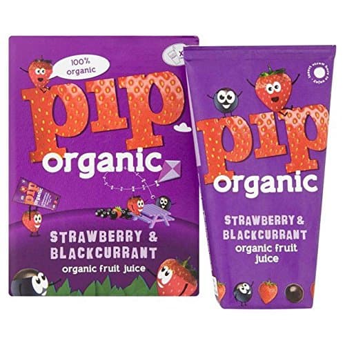 Pip Organic Strawberry & Blackcurrant Juice Wedges - 4 x 180ml (24.35fl oz)