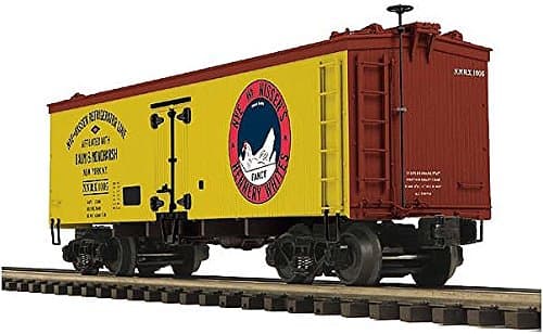O Scale 36' Wood Reefer - Premier - 3-Rail - Ready to Run -- Nye & Nissen Refrigerator Line