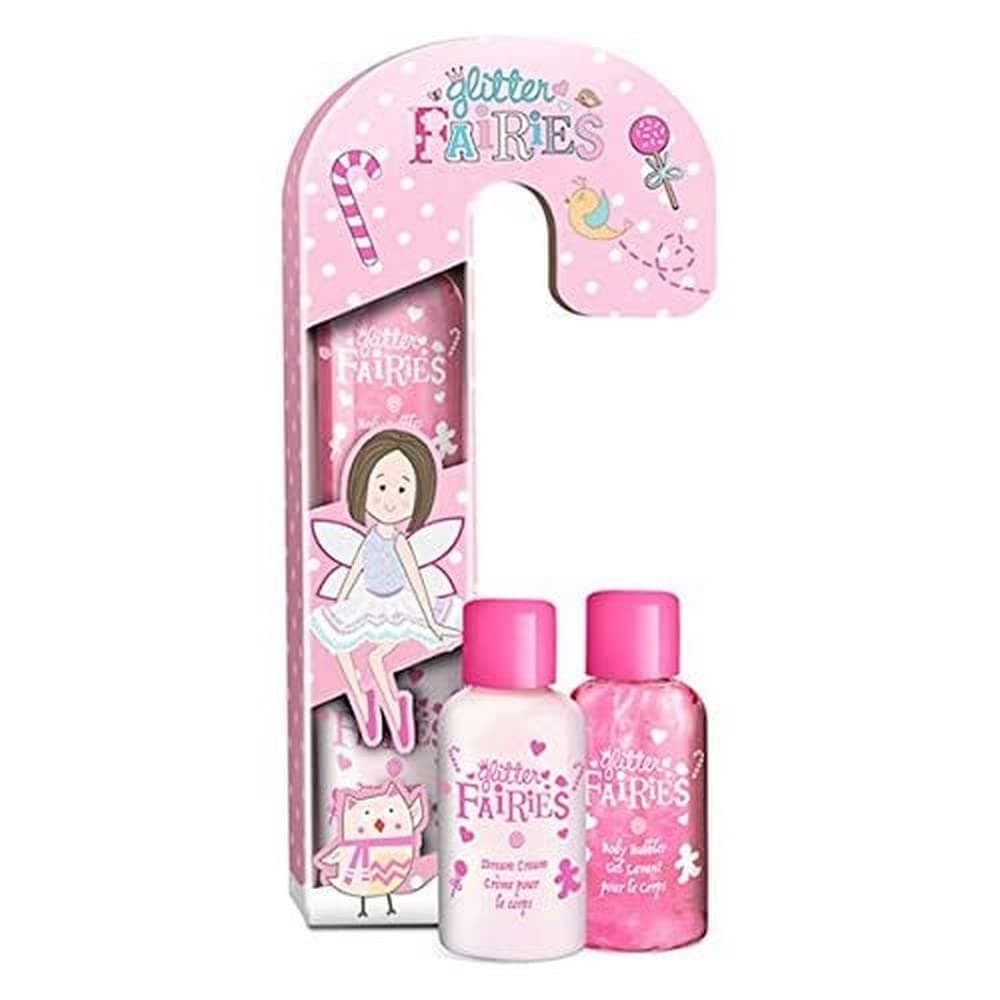 Glitter Fairies Sweet as Candy Body Wash and Body Cream Bath Duo