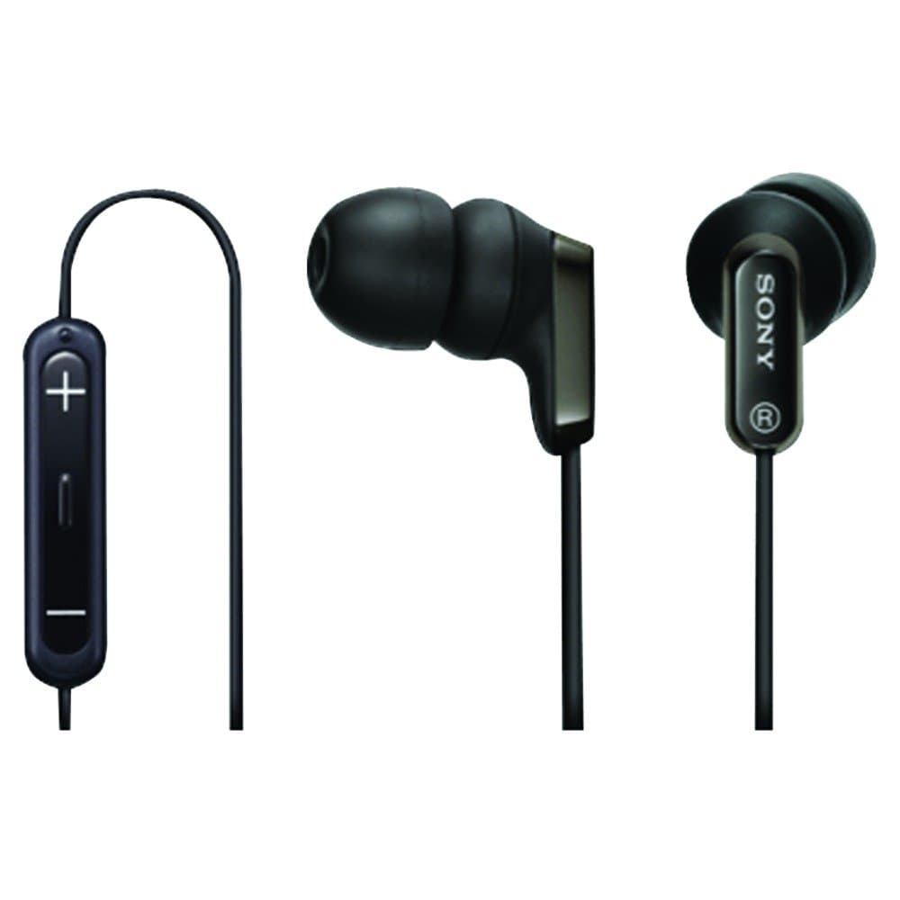 Sony MDREX38iP/BLK EX Earbud with iPod Remote Control - Black