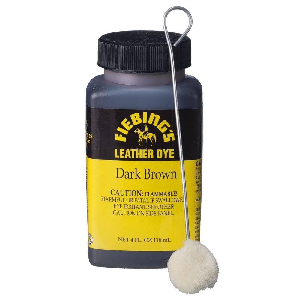 Leather Dye, Dark Brown, 4 oz.