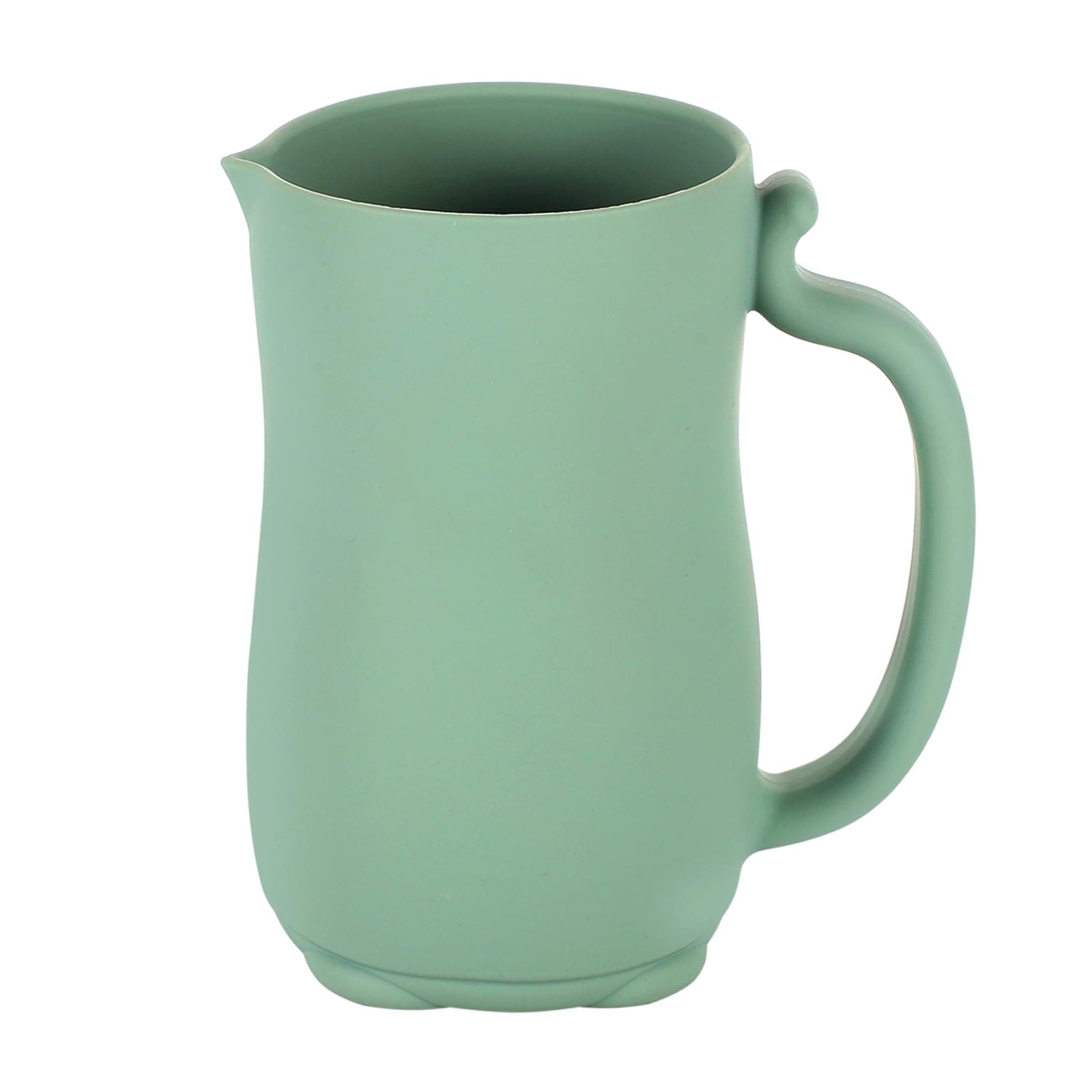 Baby Bath Rinse Cup, Silicone Rinse Shampoo Rinser Baby Hair Rinse Cup with Easy-to-grip Handle to Rinse Soap & Shampoo for Baby Bath Essentials(Green)