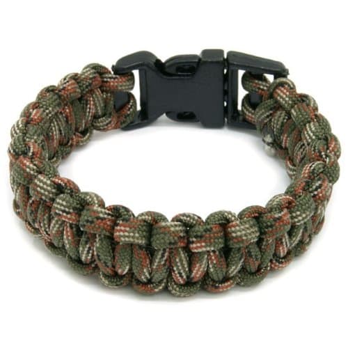 Power Energy Sports Paracord 550 Survival Bracelet 8.5" (Army Camo)