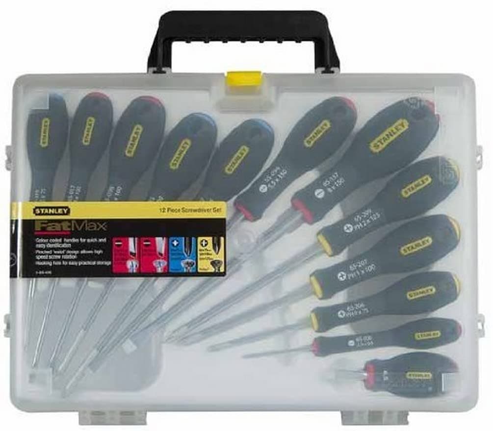 Stanley STA565426 Fatmax 12 Piece Screwdriver Set, 6.0 cm*34.0 cm*28.0 cm