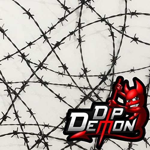 Hydrographic Film Mini Barbwire Fence Metal Hydro Graphic Water Transfer Film Hydro Dipping