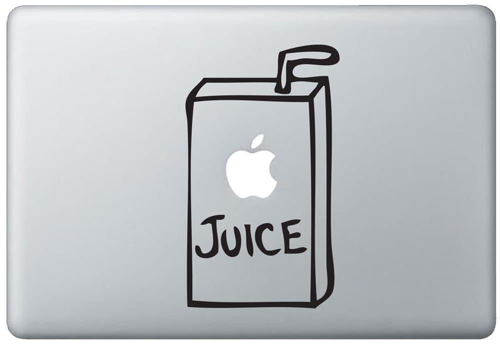 G GABRIELMODU Apple Juice Box MacBook Pro Vinyl Decal Sticker (Available for 11, 13, 15, 17 inch and Air)