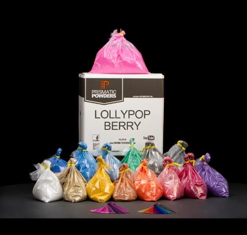 Prismatic Powder Coating - Lollypop Berry Two Coat Powder Coating Kit