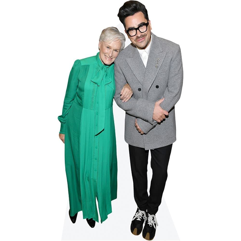 Glenn Close and Dan Levy (Duo 1) Mini Celebrity Cutout