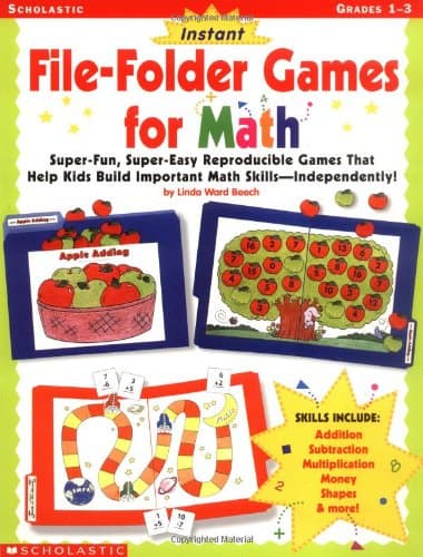 Instant File Folder Games for Math