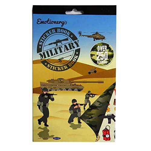 Military Sticker Book - Over 250 Stickers by Emotionery