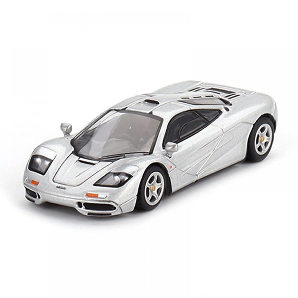 Breatoi Mini GT Collectors Model Cars, McLaren F1 Magnesium Silver - MGT00555