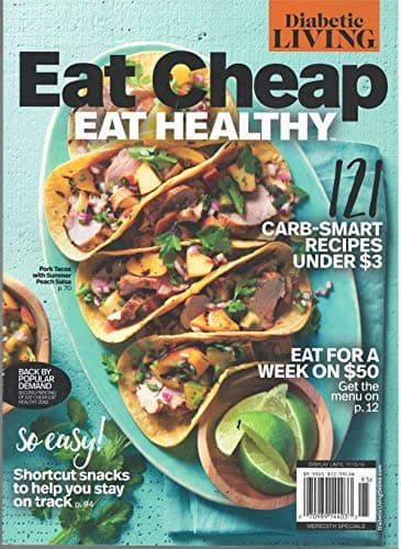 Diabetic Living Eat Cheap Eat Healthy Magazine 2019 Single Issue Magazine