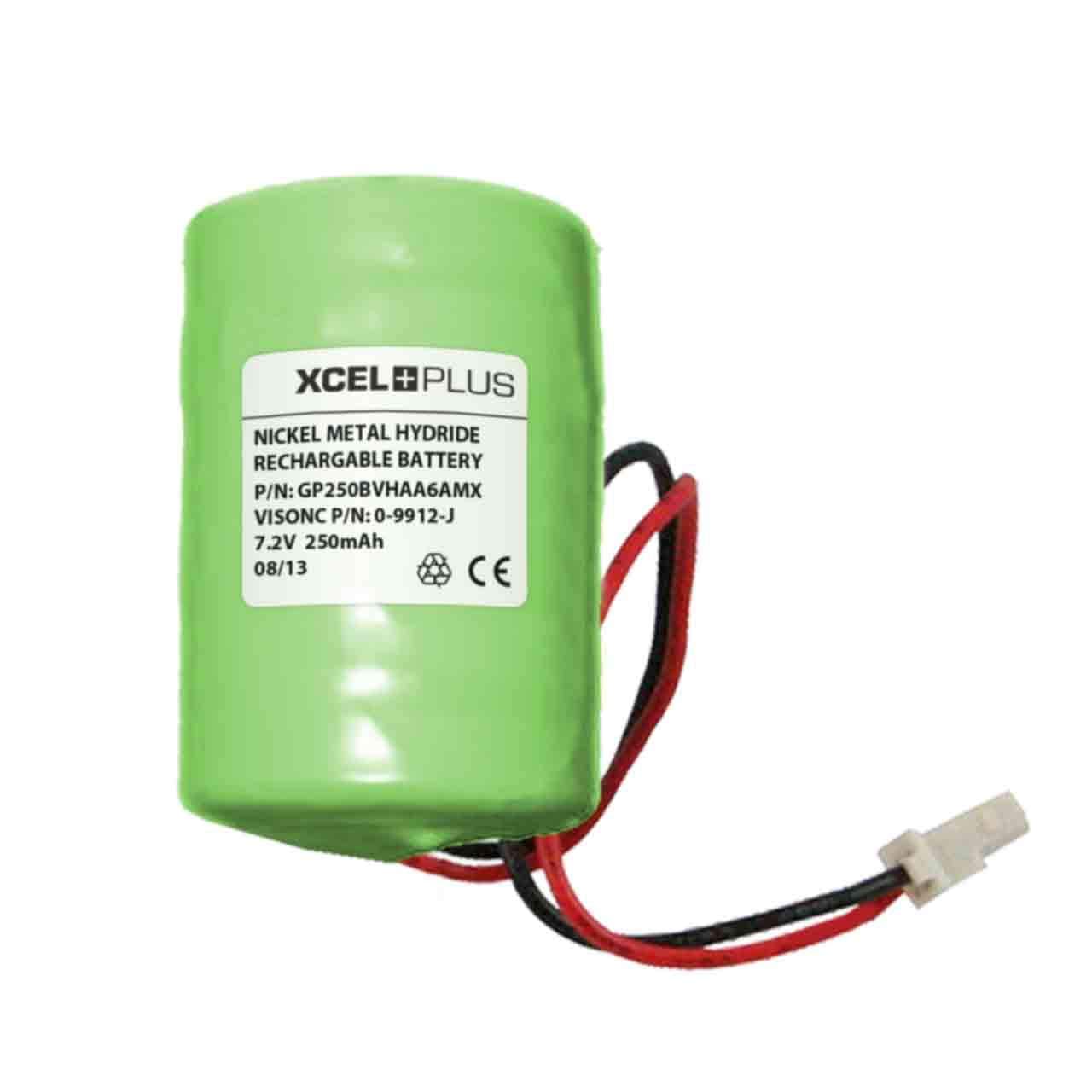 Visonic PowerMax MCS-700 0-9912-J Siren Bell Box Battery 150mAh GP250BVH6AMX