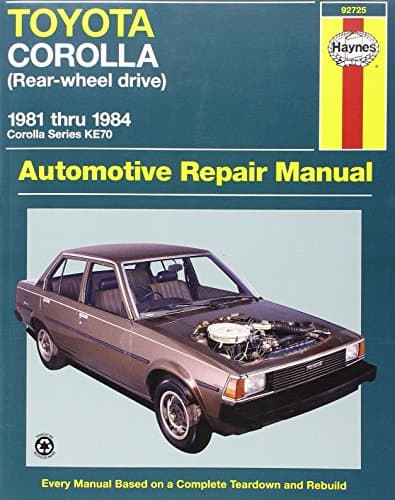 Toyota Corolla (RWD) (81 - 84) Paperback – 31 Jan. 2000