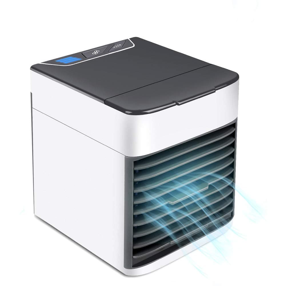 NVKK Air Cooler, 3-in-1 Portable Mini Air Cooler, USB Mini Air Conditioner,Humidifier & Purifier for Office, Bedroom, Car travel
