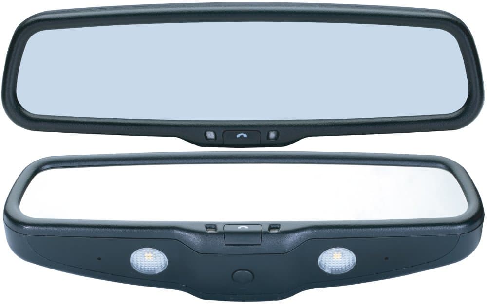 SAVV LBM-430BT 4.3-Inch Wide TFT LCD OEM Rearview Mirror with Built-In Bluetooth and Dome Light