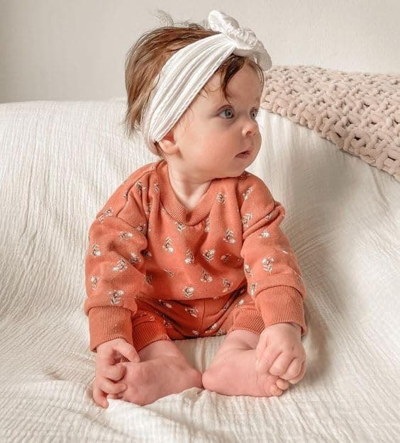 CÉLLOT Super Stretchy Soft Knot Headbands with Hair Bows Head Wrap Hair Accessories For Newborn Baby Girls Infant Toddlers Kids