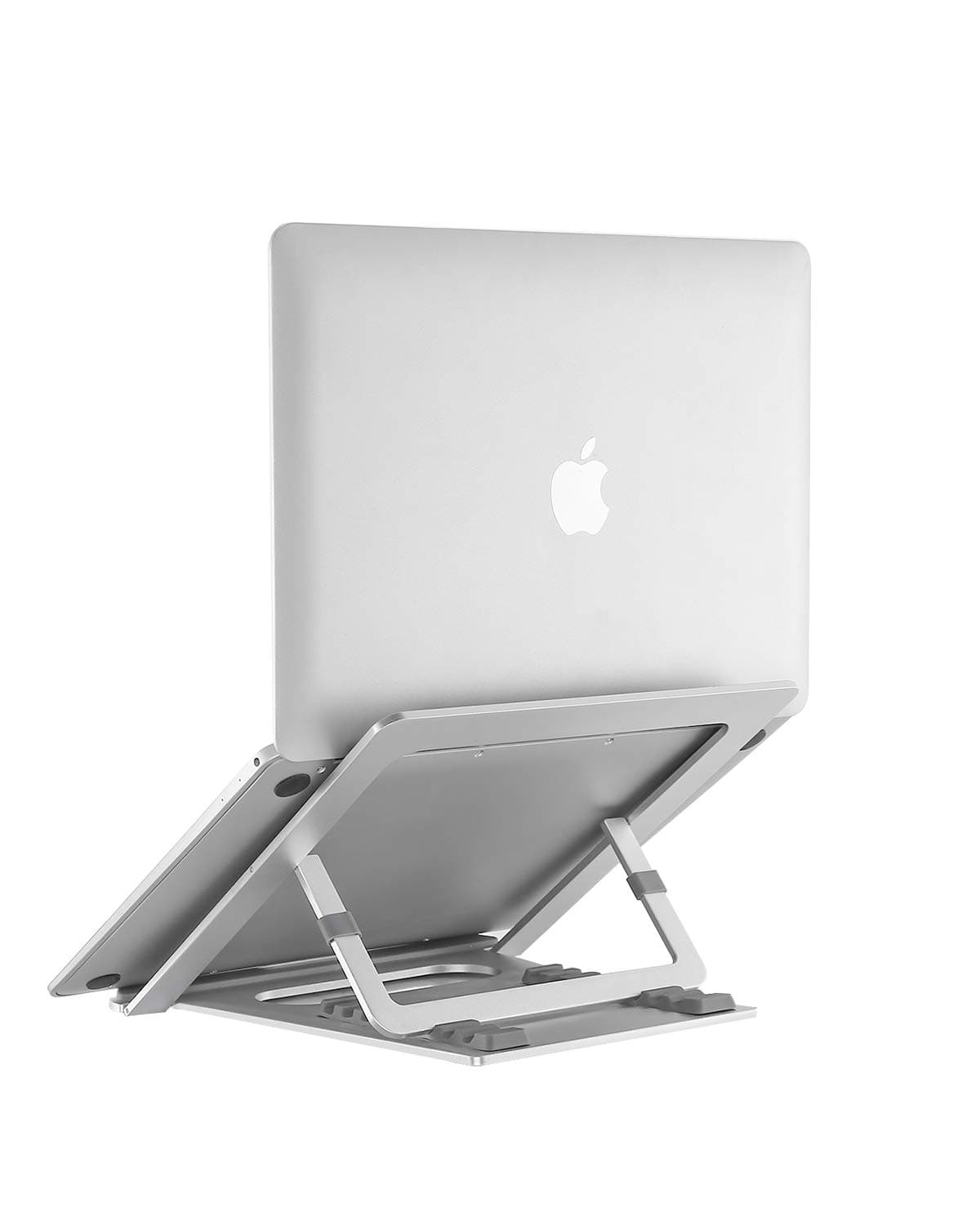 NATOL Laptop Stand 8-Levels Adjustable Laptop Stand Foldable Aluminum PC Holder Stand for MacBook Air/PRO, dell, XPS, HP, Lenovo And Other 10-17" Laptops