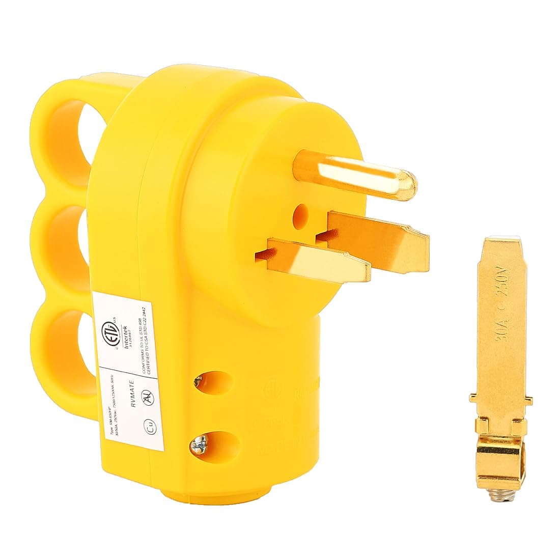 DEALTUS 2-in-1 Nema 6-50P/6-30P Welder Plug, 30A/50A 250V Welder 3-Prong Male Plug, ETL Listed 30A Welder Plug, 50A 250V Welder Plug