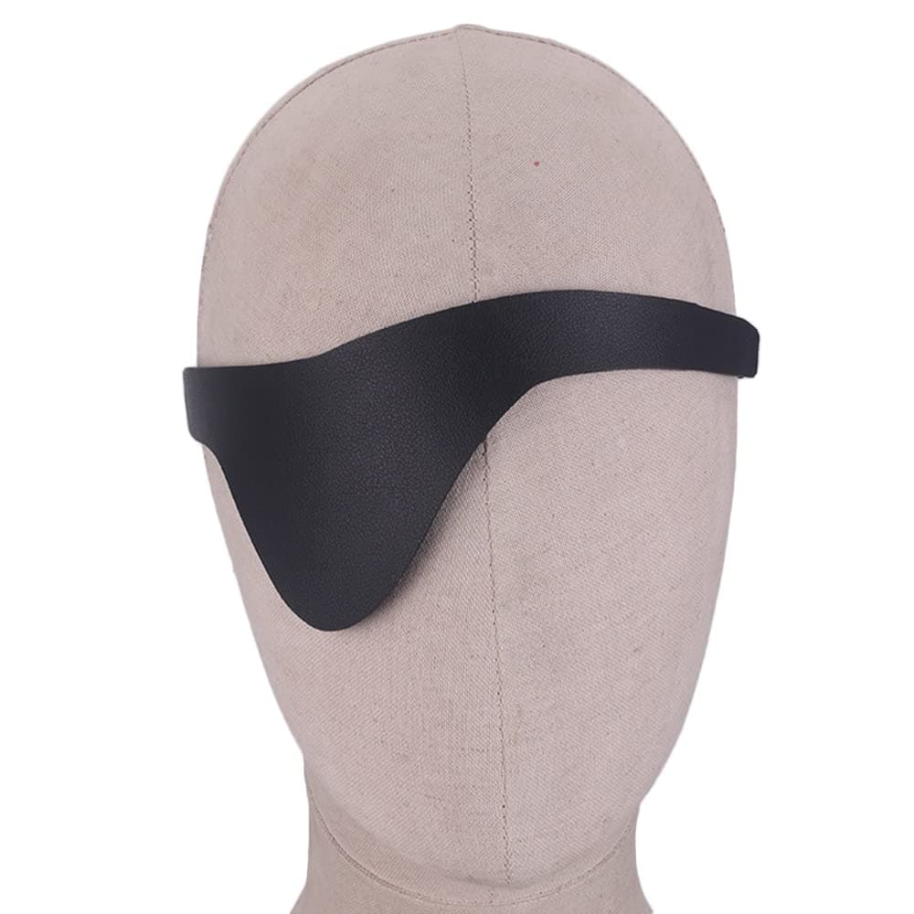 Anime Himeno Eye Mask Leather Black Comfortable Eye Patch Cosplay Props Accessory Halloween