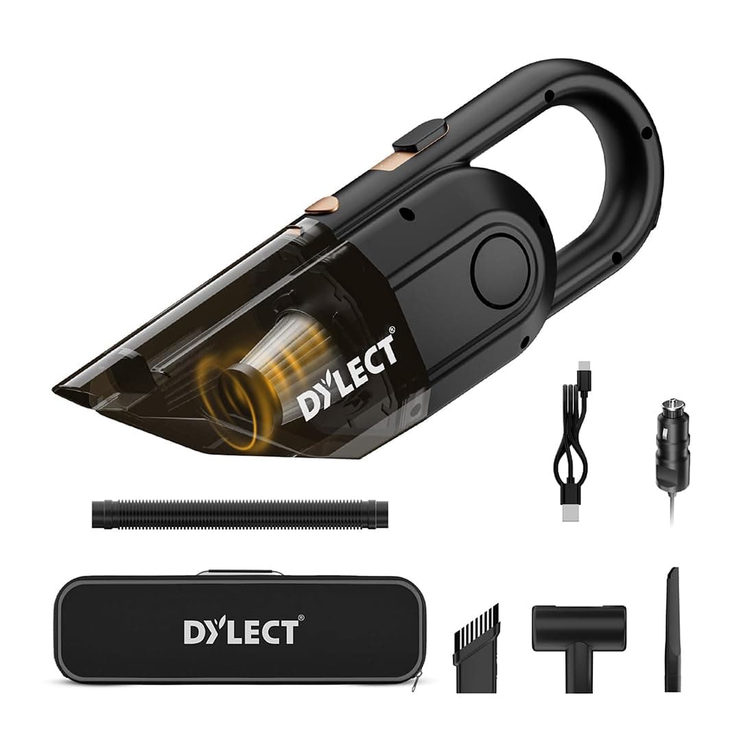 - Cordless Vacuum Cleaner for Car&Home|3X Powerful Suction,16000Pa|Dual Mode-Wireless,Wired|6000Mah Battery|Bldc Technology||Washable Stainless Steel Hepa Filter|Copper Winding,0.5 Liter
