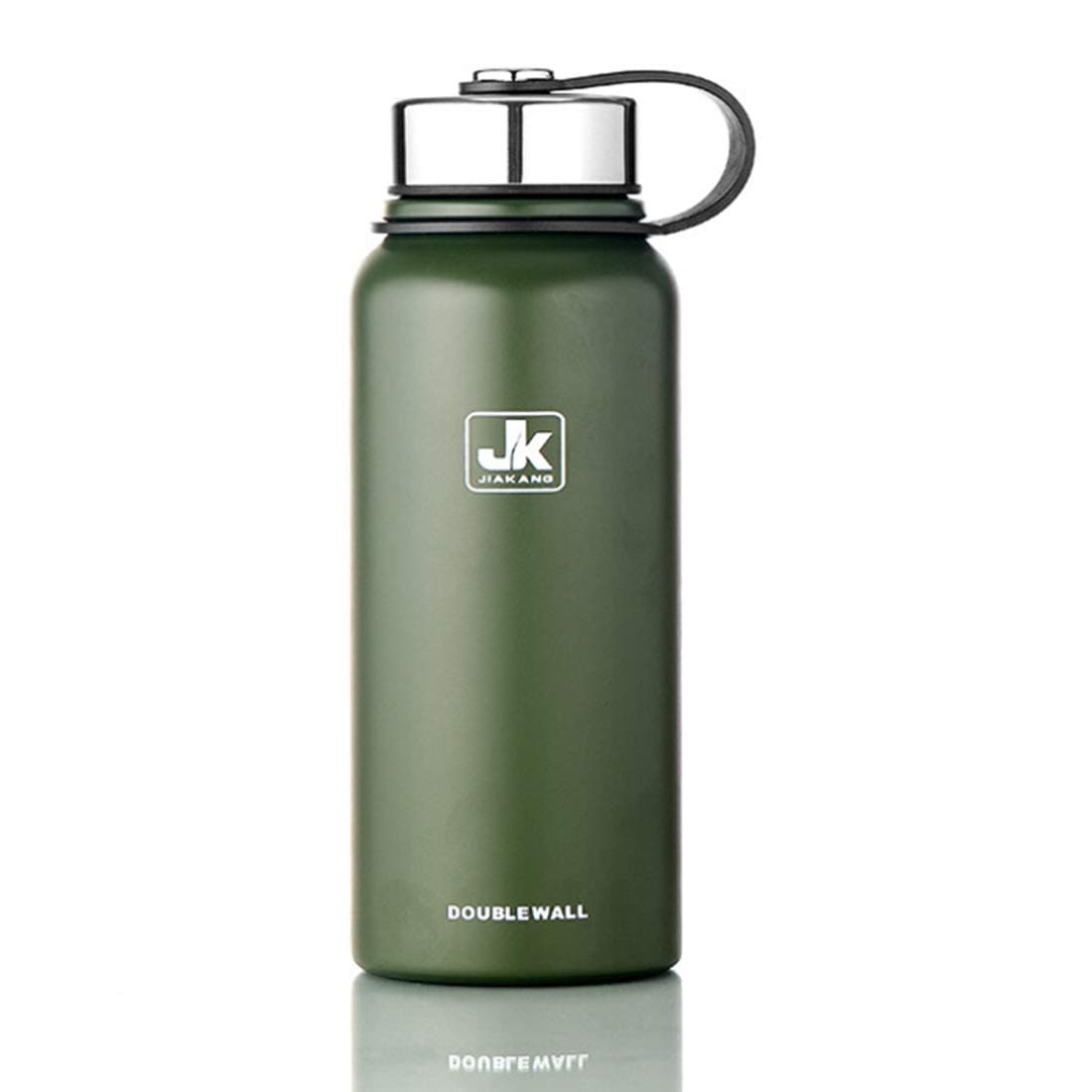 KTKT AYSMG 610ml Outdoor Vacuum Stainless Steel Heat Insulation Cup Portable Large Capacity Sports Bottle(Black) (Color : Green)