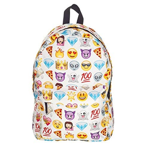 Double Shouldered Oxford 3D Emoji Backpack School Backpack Bag