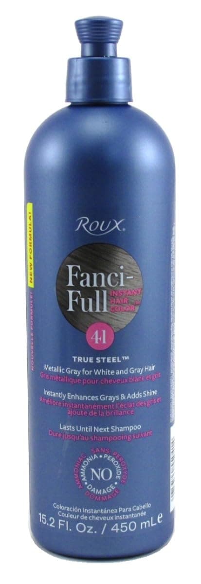 RouxFanci-Full Temporary Color Rinse 41 True Steel, 15.2 oz (Pack of 6)