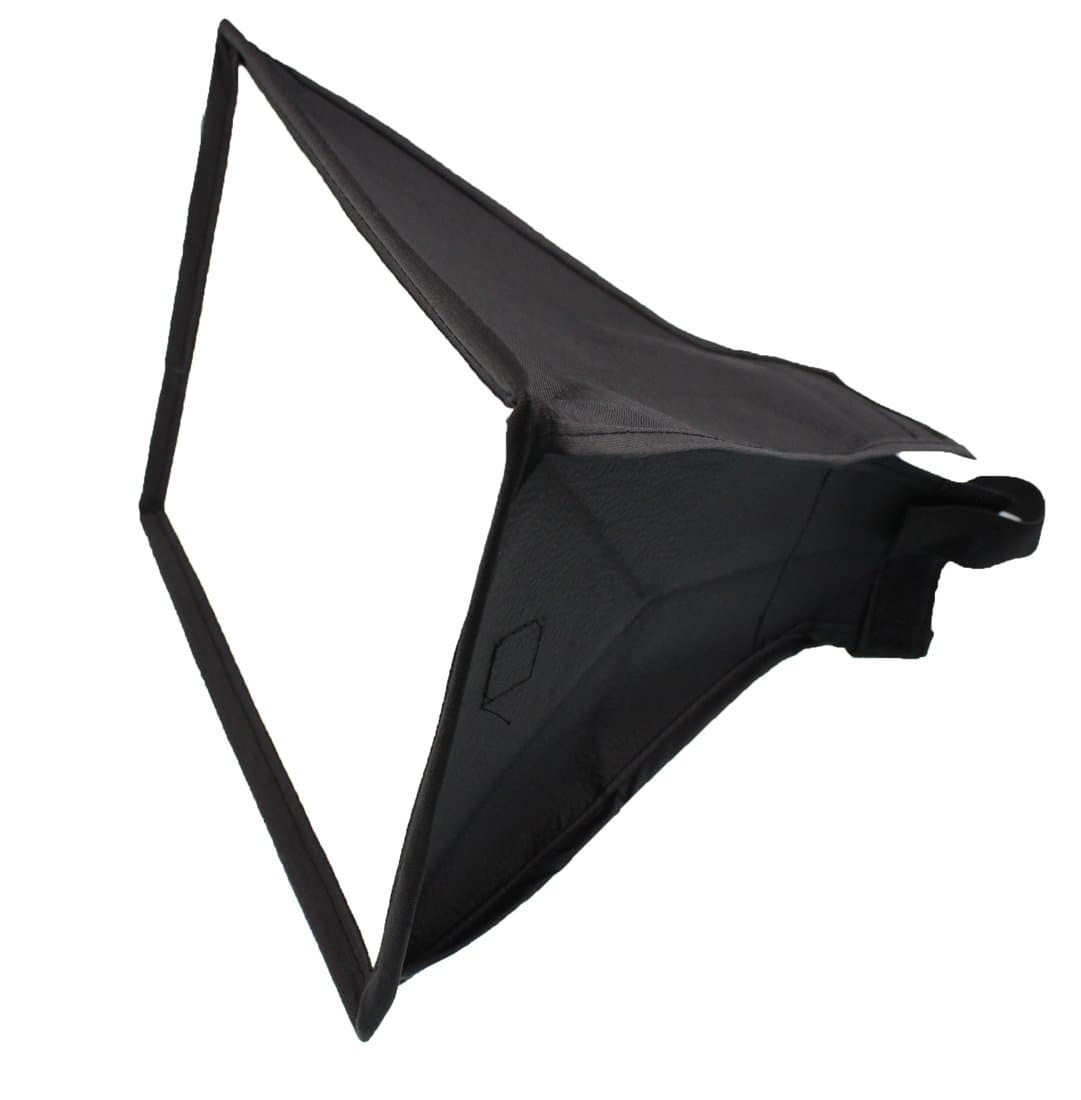 Softbox for flash, speedlight, photography - 6"x8" universal studio soft box for Canon Speedlite, Nikon, Vivitar, Sigma, Sony, Pentax, Olympus, Panasonic, or other external flash - portable softboxes for professional photoes or!