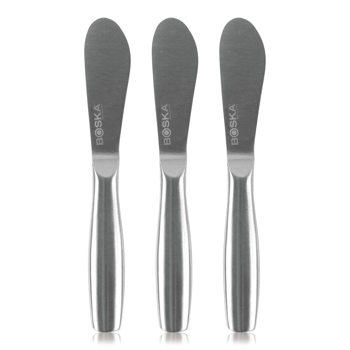 BOSKA Mini Spreading 3 Knife Set - Copenhagen Stainless Steel Multi-purpose Spreading Knives - Used for Cheese, Butter, Jam, Pastry, and Other Kitchen Daily Spreader Knife - 3 Pieces