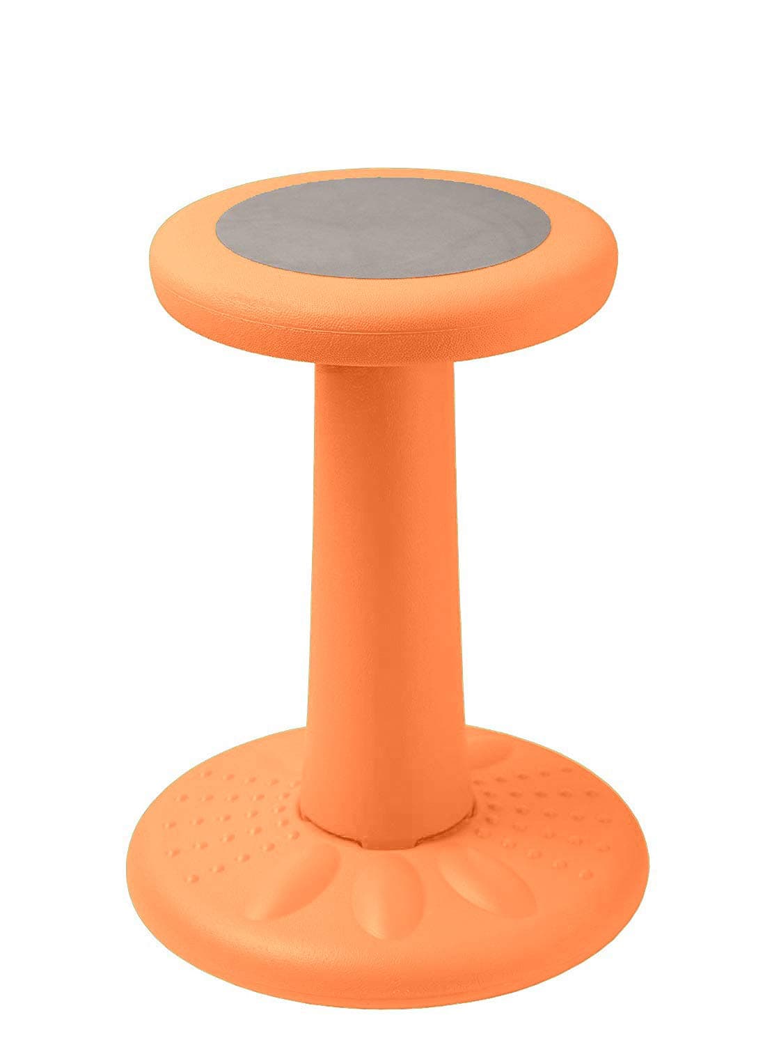 Active Kids Chair by Studico – Wobble Chair Juniors/Pre-Teens (Grades 3-7) - Age Range 7-12 - Flexible Seating Classroom - 17.75" Tall - Corrects Posture – Orange
