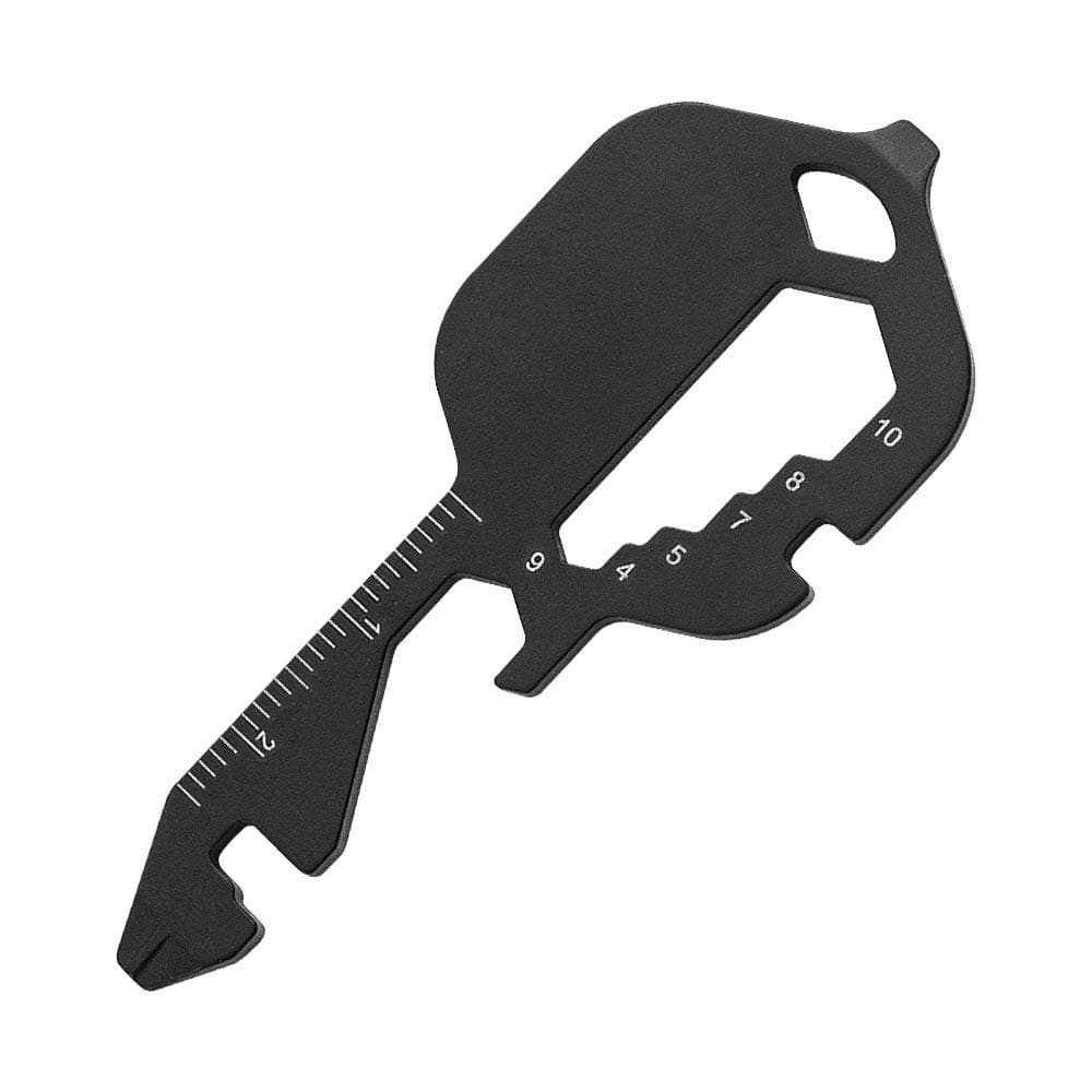 Keychain Multitools All in One, Pocket Card Multitool, Outdoor Multifunction Wallet Tool, Portable Gadget Gifts for Men (Key)