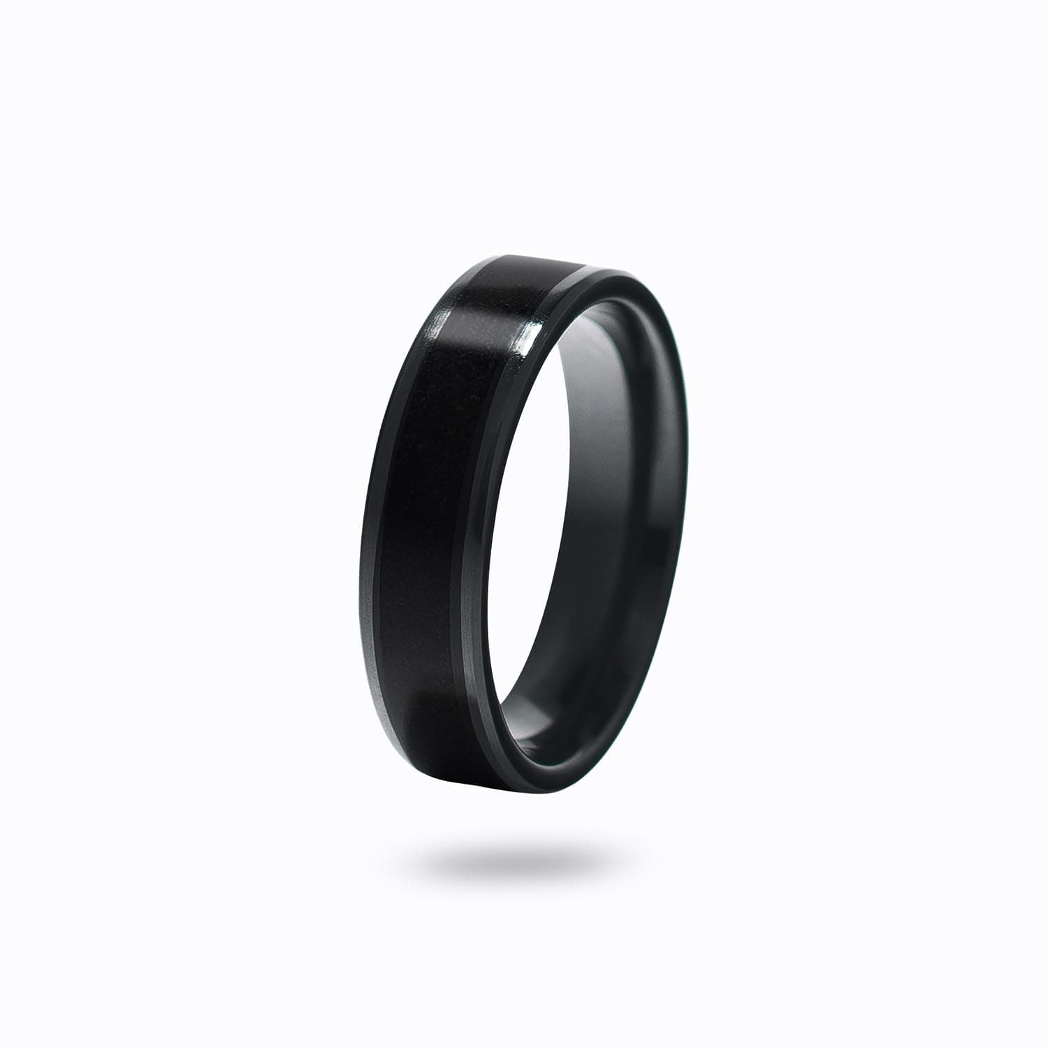 CNICK Smart Payment Ring - Contactless NFC Payments, Fashionable Design, ADCB and MasterCard Compatible, Tesla Key Ring for Model 3/Y/X/S/CT (Black, 10)