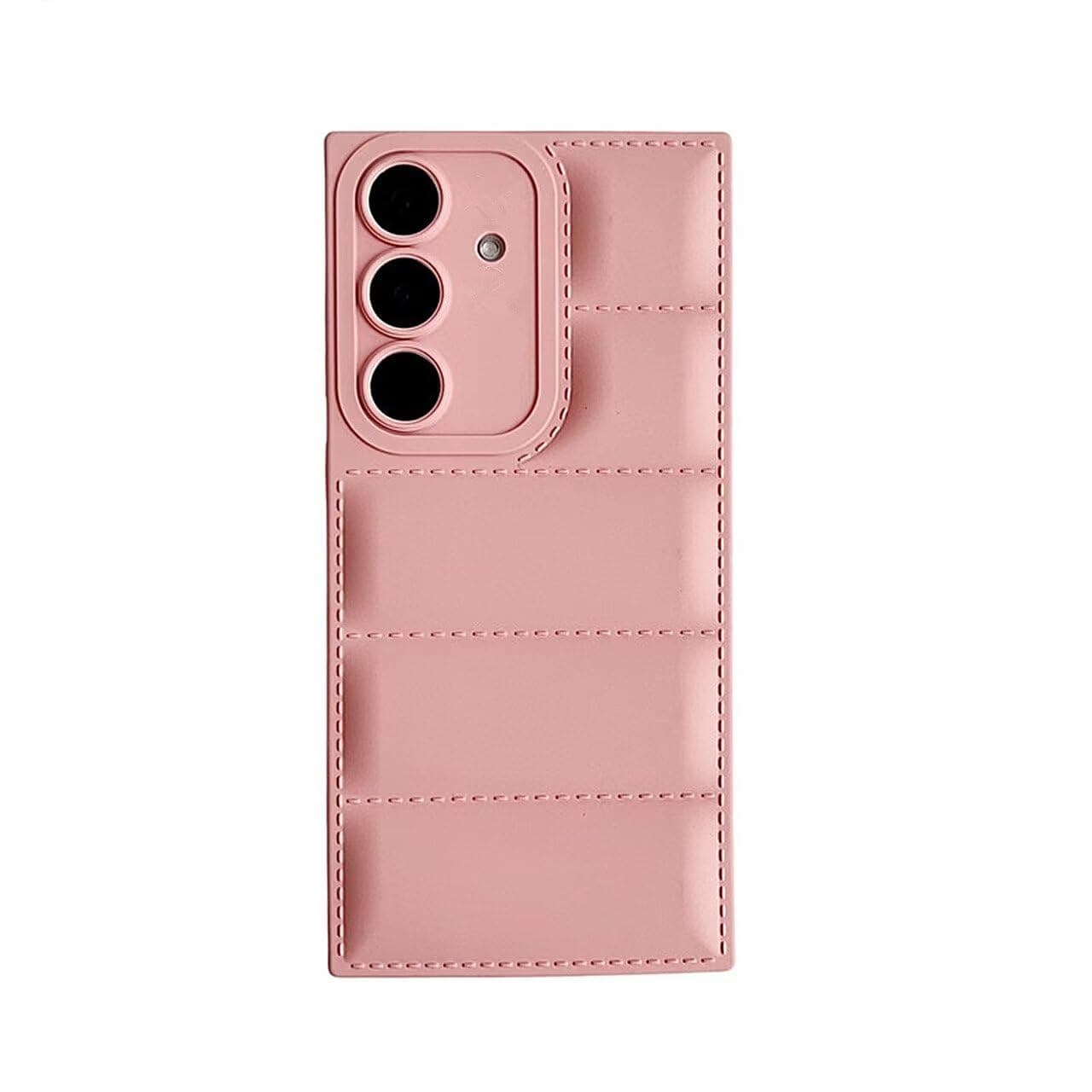 Case for Galaxy S22 Plus,Luxury Down Jacket Soft Unzip Sofa Silicone Puffer Touch Cloth Protection Shockproof Girls Women Phone Case for Samsung Galaxy S22 Plus 5G,6.6 inch 2022 (Pink)
