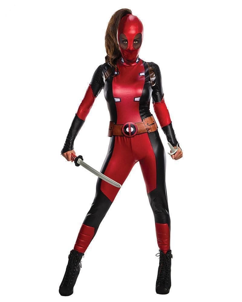 Rubie's Official Disney Marvel Deadpool Womens Costume, Secret Wishes Range