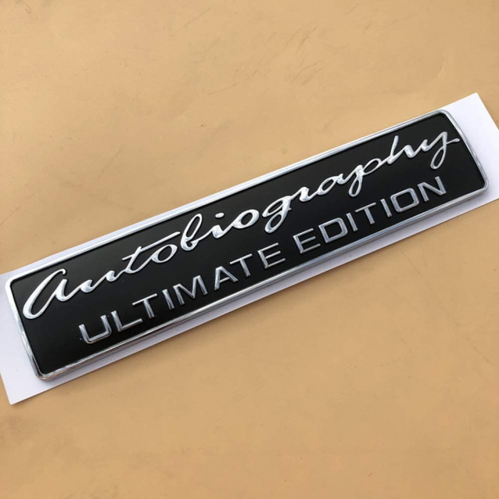for Range Rover Executive Limited, Handwriting SV Autobiography Ultimate Edition SPORT Emblem Bar Badge Trunk Logo Sticker