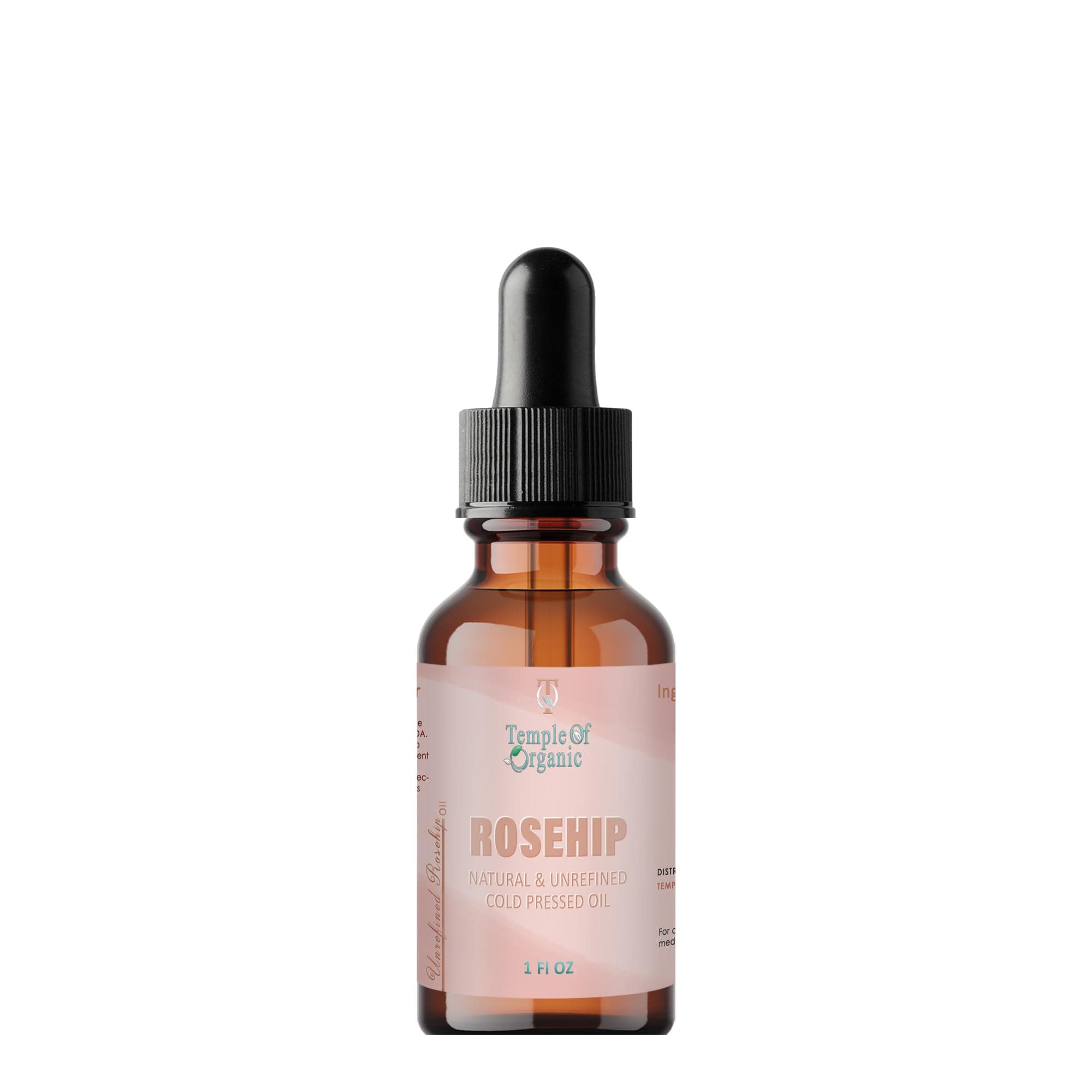 ROSEHIP OIL 1 oz Pure Unrefined Cold Pressed Hair Regrowth Body Skin Nails
