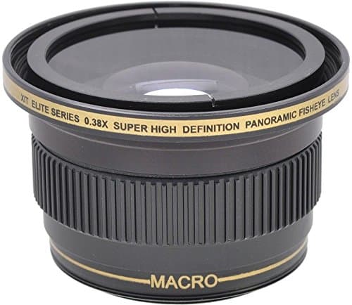BiG DIGITAL 0.38x Wide-Angle Fisheye w/Macro Close Up Conversion Lens for 58MM 55MM & 52MM Lens Thread for The Sony Alpha Series SLT-A33, SLT-A35, SLT-A37, SLT-A55, A57, SLT-A57, SLT-A57M, SLT-A57K, A58, SLT-A58, SLT-A58K, A65, SLT-A65V, SLT-A65VL, A77, SLT-A77, A77II, A99, SLT-A99V, A100, A200, A230, A290, A300, A330, A350, A380, A390, A450, A500, A560, A550, A580, A700, A850, A900 Digital SLR Camerasf