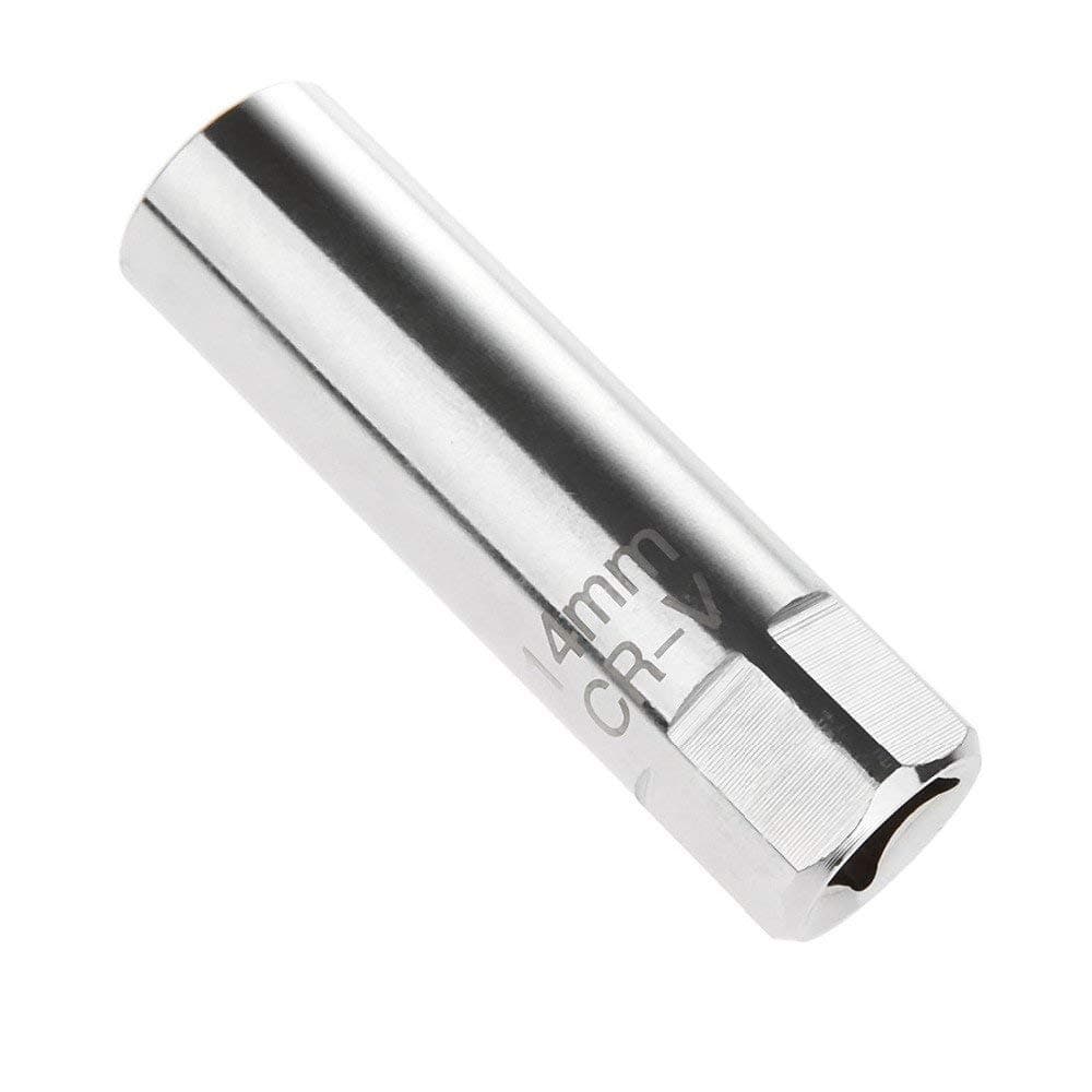 Meriton 14mm 12 Point Thin Wall Spark Plug Socket 3/8 inch Removal Tool Compatible with BMW, MINI, Nissan, Mercedes