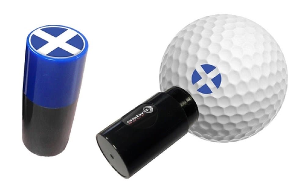 Premier Plus Golf Scotland Golf Ball Marker / Stamper - Blue