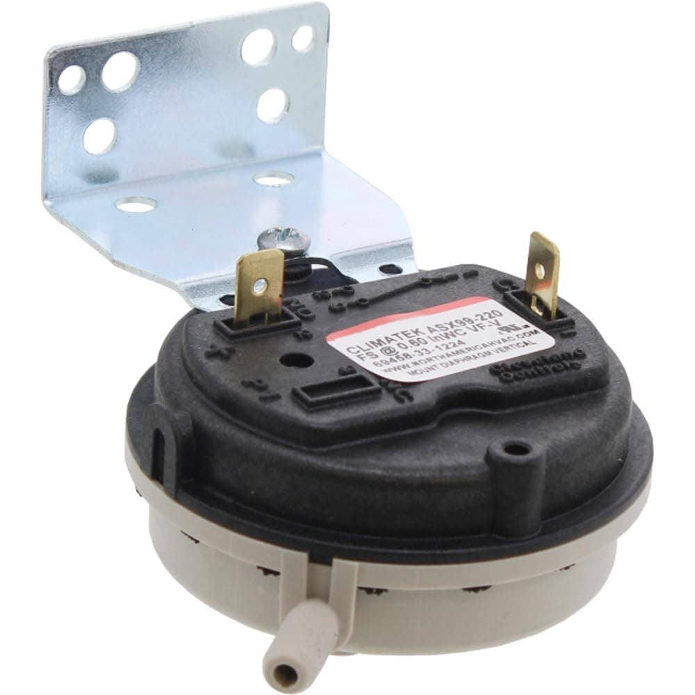 ClimaTek Furnace Air Pressure Switch - Fits Goodman Amana Part # 20197311