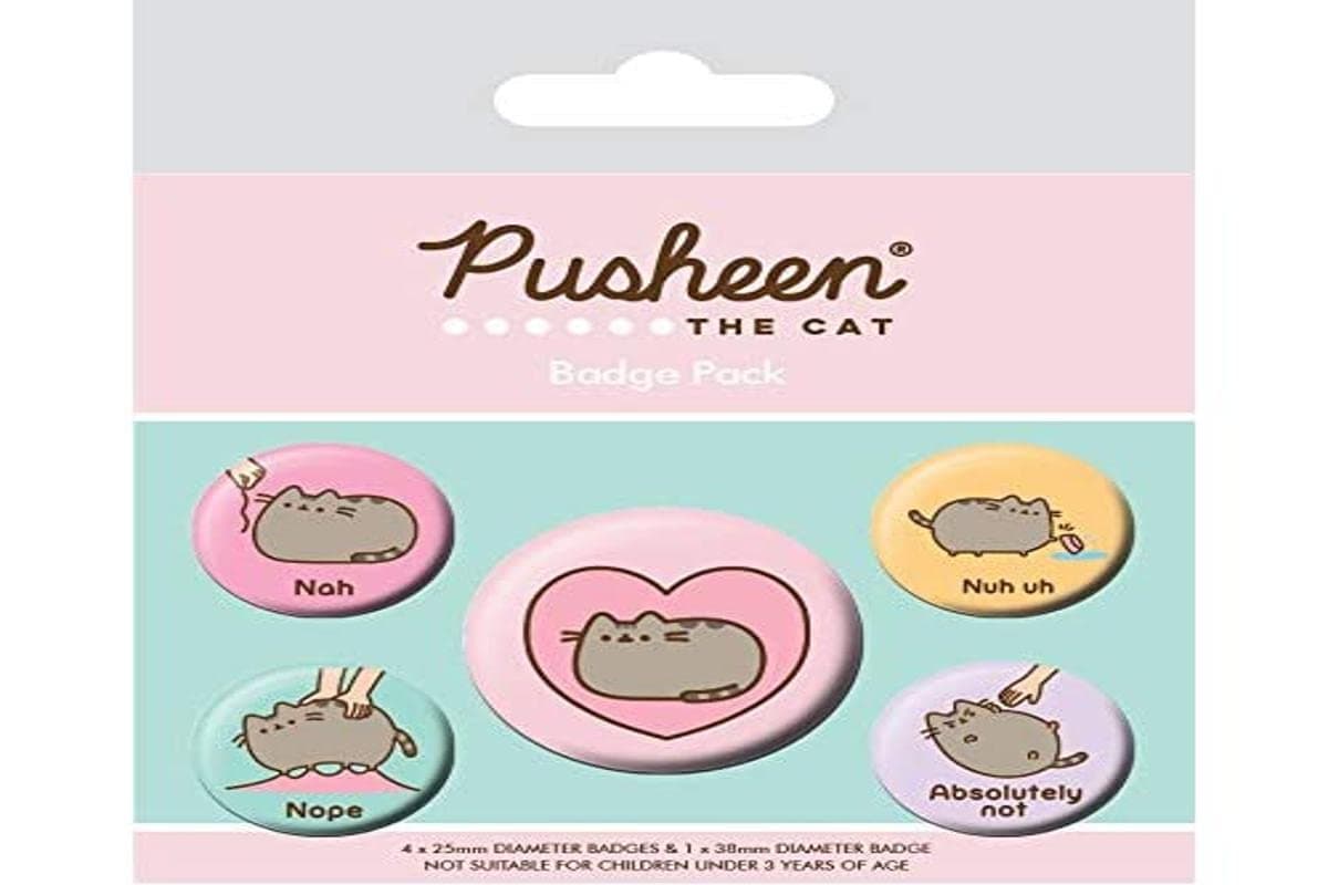 Unisex Pusheen The Cat Youth Pin Set