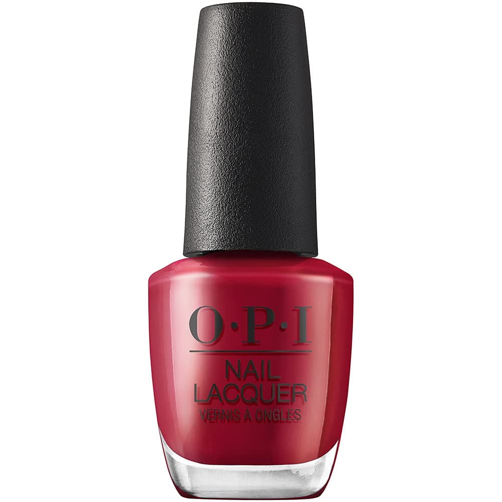 OPI Nail Lacquer, Maraschino Cheer-y, Red Nail Polish, Holiday'21 Celebration Collection, 0.5 fl. oz.