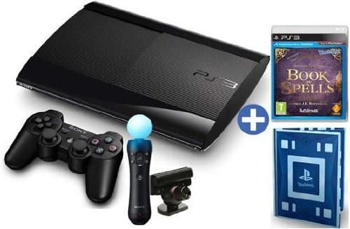 Sony 9210252 PS3 12GB Super Slim + PlayStation Move Starterpack + Wonderbook + B