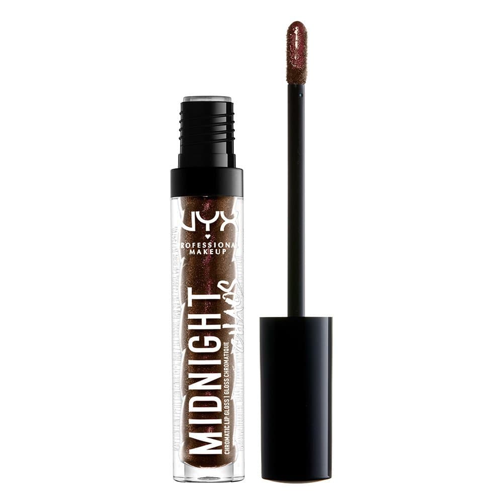 NYX PROFESSIONAL MAKEUP Midnight Chaos Lip Gloss, Dark Dimension, 0.08 Ounce