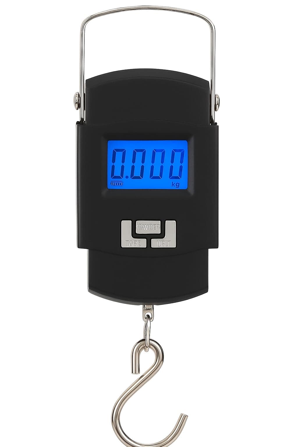 Fitto Portable Electronic Scale, Artue Wh-A25, LCD Display, Luggage Scale, Multi-Unit Conversion, 55Kg, Backlight