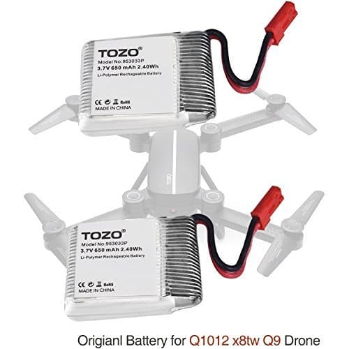 TOZO® Lithium battery for Q1012 X8tw Drone RC Quadcopter Remote Quadcopter.[ 2PCS ]